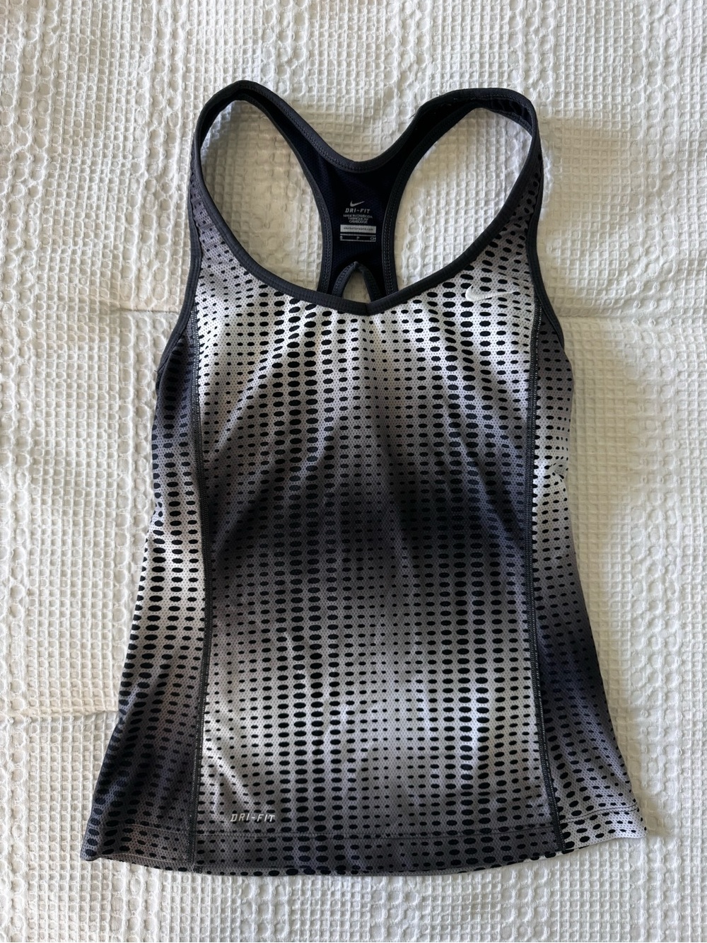 Nike Women’s Black & Gray Gradient Dri-FIT Racerback Tank